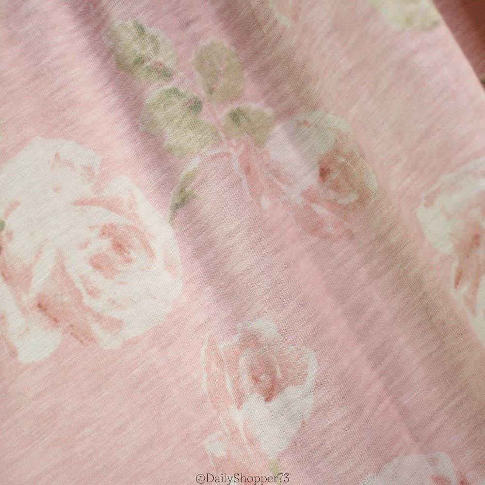 LoveShackFancy Women's "Chessie" Ballet Pink Floral Smocked Maxi Dress - Picture 10 of 12